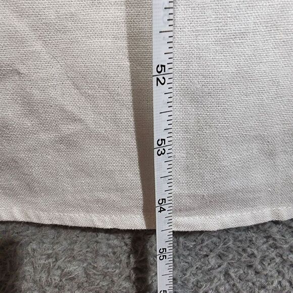 DKNY White Linen Breathable Side Slits Pullover Soft Sleeveless Dress SZ XL NWT - Picture 5 of 8